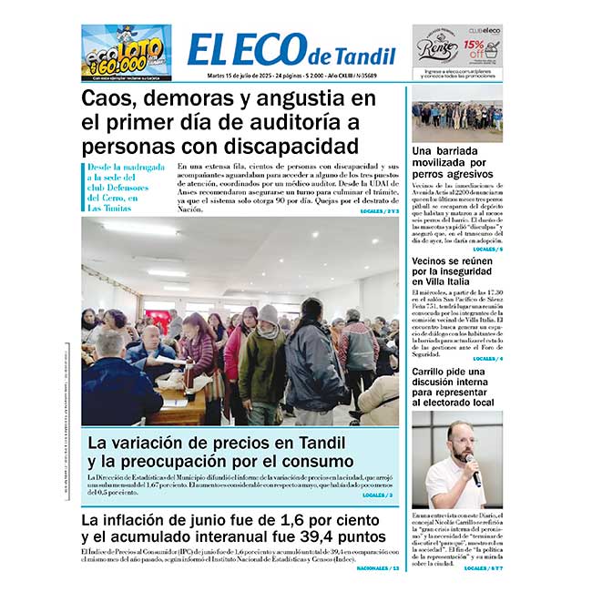 El miércoles 30 de julio, El Eco de Tandil cumplió 143 años