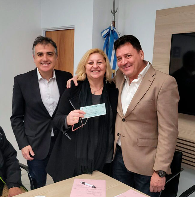 Presupuesto Participativo: la Municipalidad entregó casi 23 millones de pesos para obras en instituciones de San Lorenzo