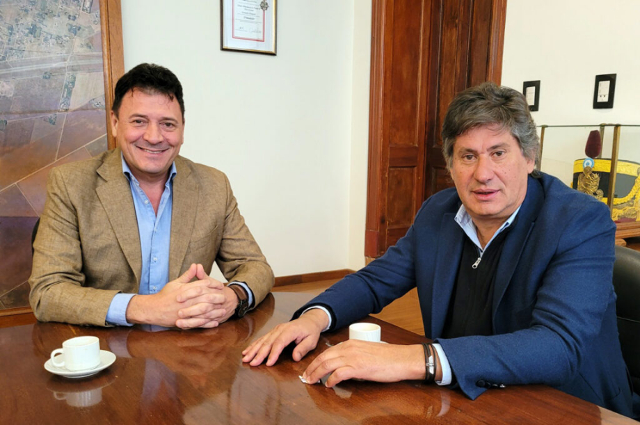 Raimundo y Santacroce coinciden en avanzar en una agenda de trabajo en común
