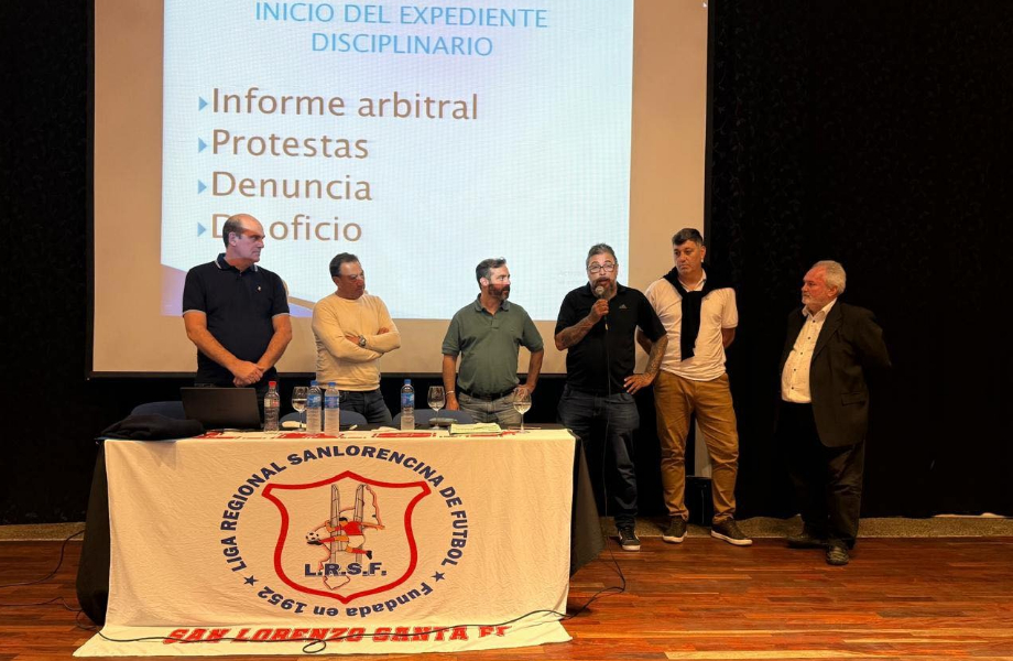 Jornada de capacitación del Tribunal de Disciplina en la Liga Sanlorencina