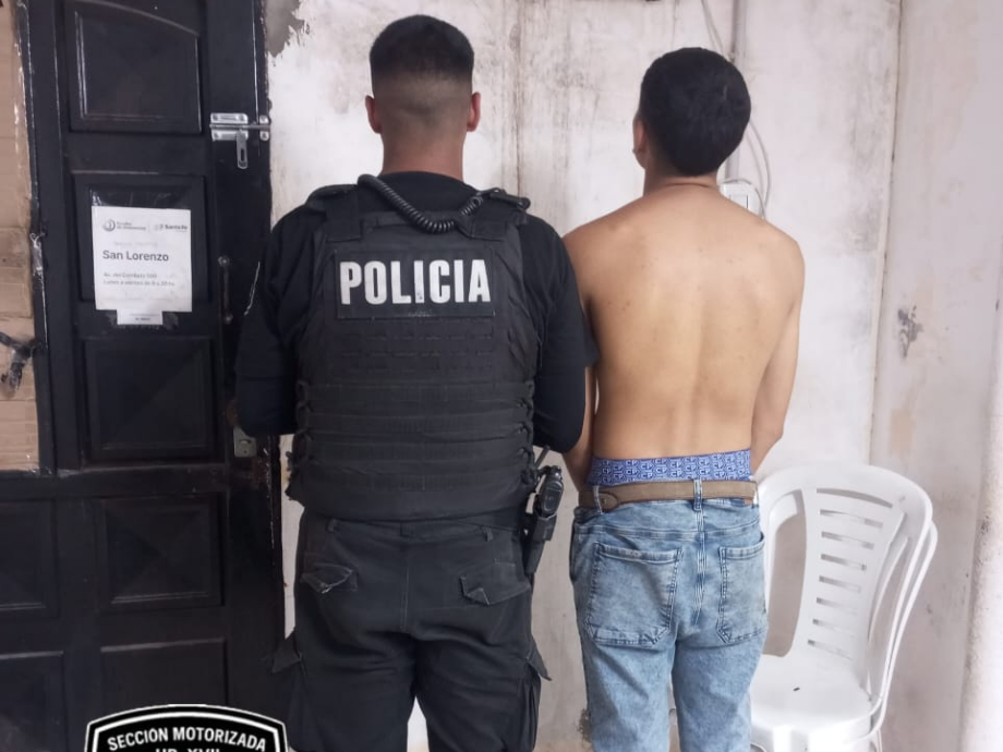 Apresan en San Lorenzo a violento "cuchillero"