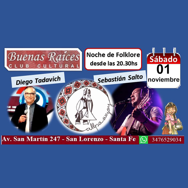 “Allpa Suyay”, Sebastián Salto y Diego Tadavich en Buenas Raíces