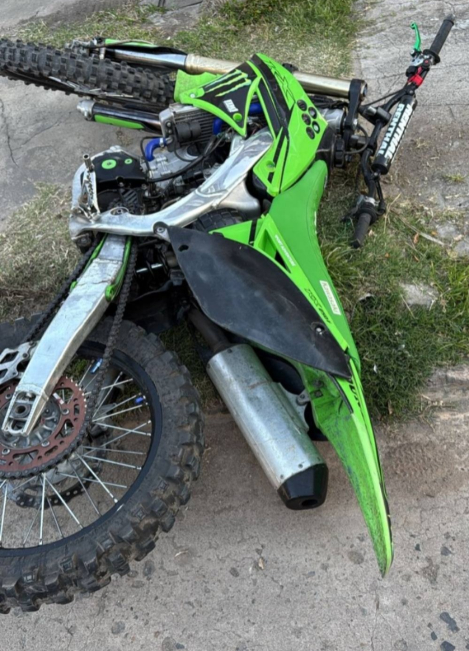 Fatal accidente en Capitán Bermúdez: un motociclista murió tras un choque