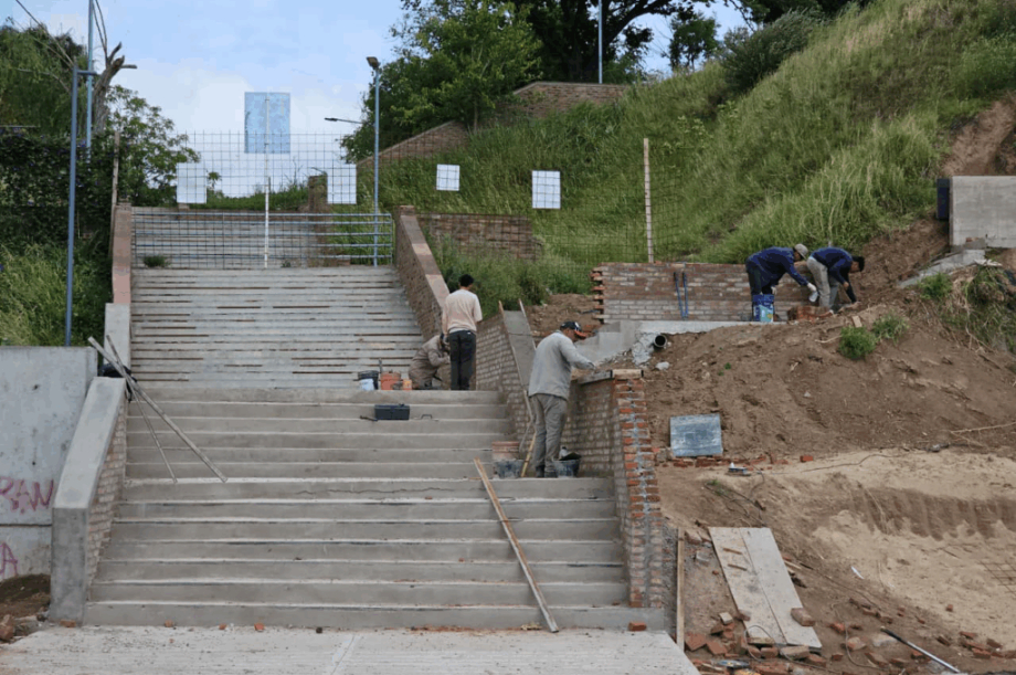 San Lorenzo recupera el Paseo de la Libertad con obras en la barranca del Campo de la Gloria