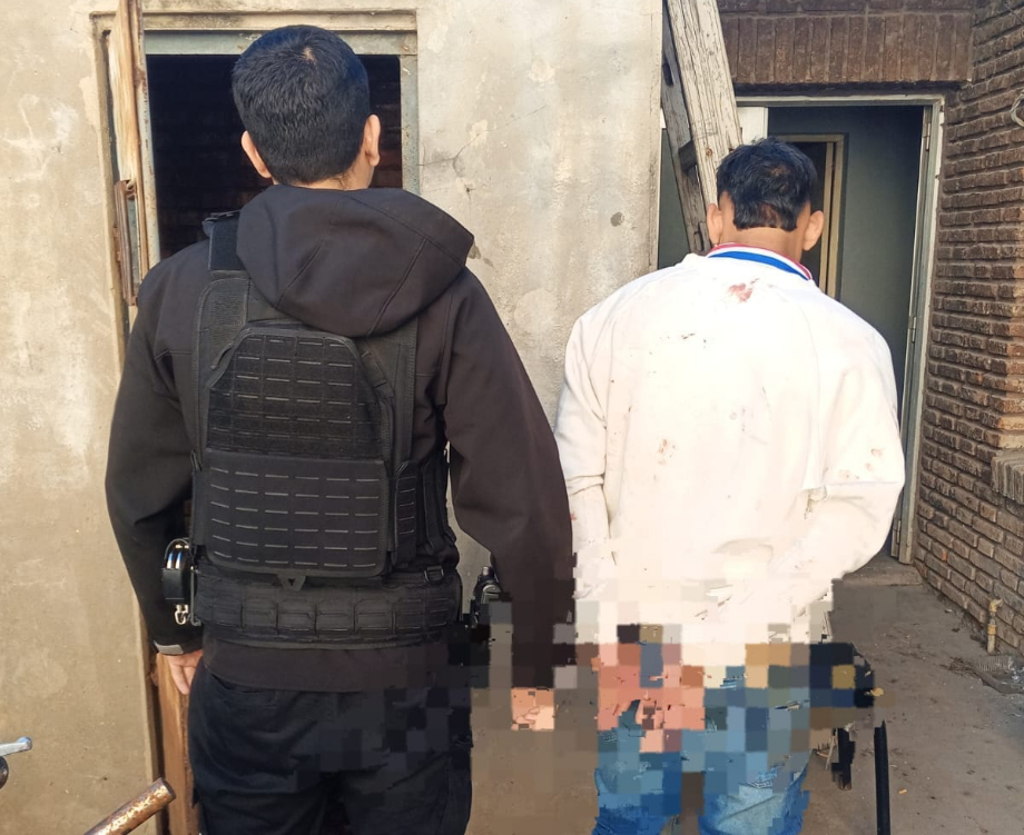 Roldán: un hombre fue detenido tras atacar y robar a otro con una botella rota