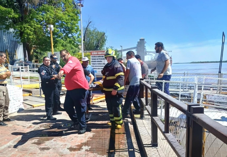 Dramático rescate en el río Paraná: Pescadores salvan a una mujer que cayó al agua en San Lorenzo