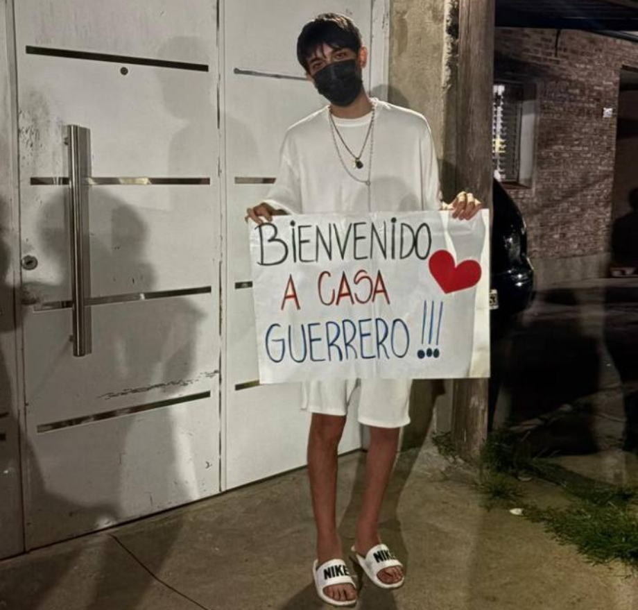 Enzo Biancotti regresó a Fray Luis Beltrán tras recibir el alta definitiva