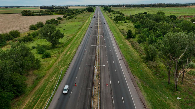 El 4 de febrero se inaugura el primer tramo del tercer carril de la autopista Rosario-Santa Fe