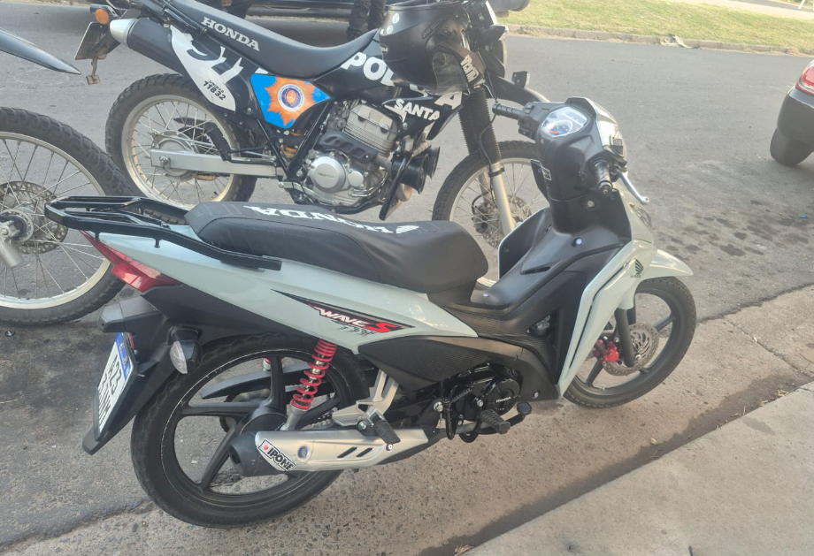 Puerto General San Martín: Retienen una motocicleta conducida por un menor de edad