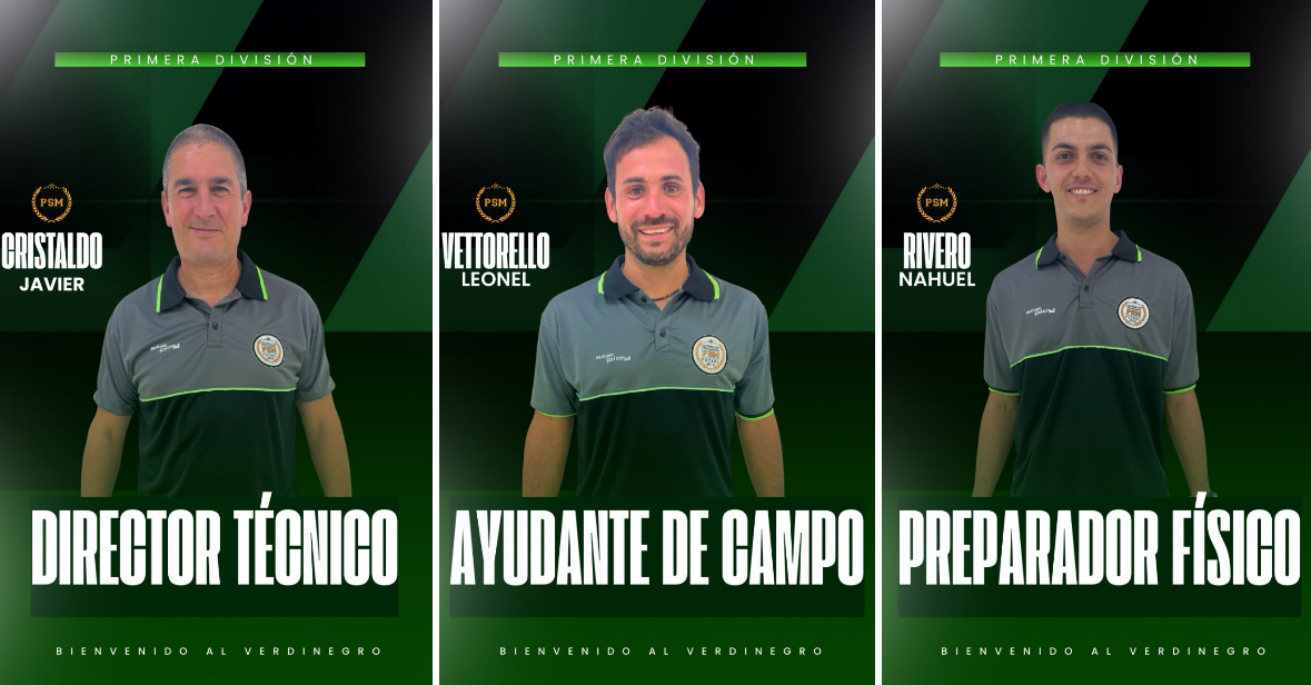 PSM Fútbol tiene nuevo timonel: Javier Cristaldo asume la conducción del "Verdinegro"