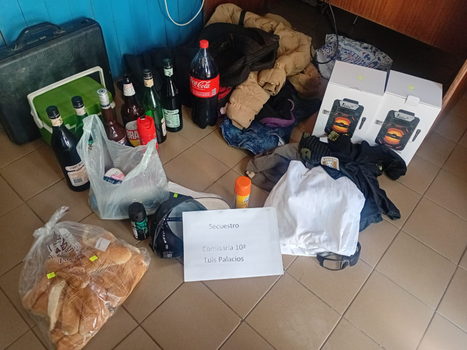 Esclarecen un robo en un comercio de Luis Palacios: dos detenidos y recuperan lo sustraído