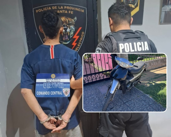 Detienen a un hombre tras robar una moto a plena luz del día