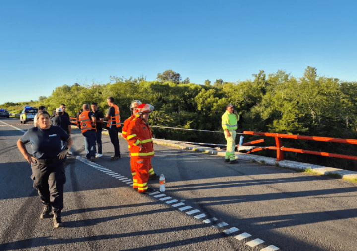 Milagro en la Autopista: Un camión cayó al río Carcarañá y el chofer salvó su vida
