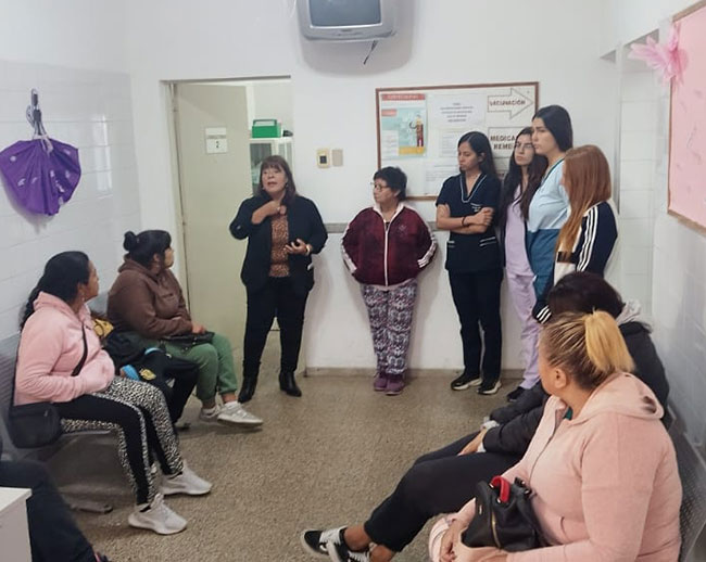 Campaña de concientización y prevención del cáncer de cuello de útero