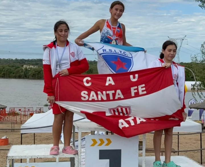 Emilia Baër se consagró campeona argentina de aguas abiertas y llena de orgullo a Red Star y a San Lorenzo