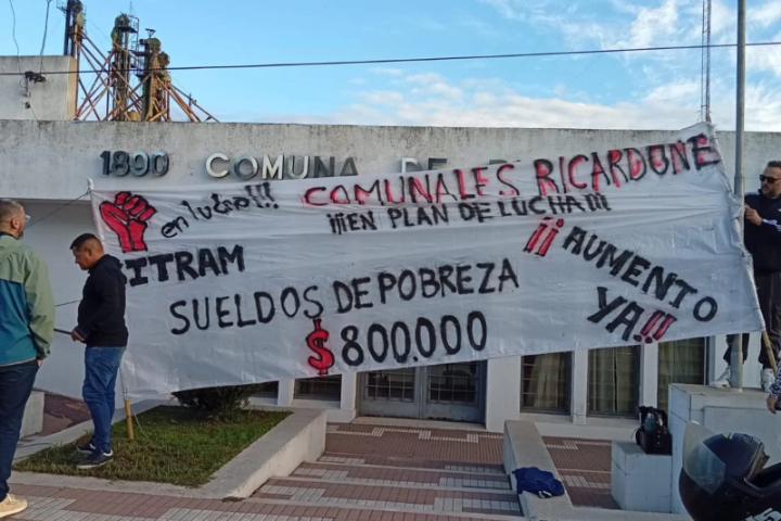 Conflicto en Ricardone: Quiroga denunció que la Comuna tiene "dos masas salariales en plazo fijo" mientras los sueldos están bajo la línea de pobreza
