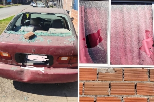 San Lorenzo: detuvieron a un hombre acusado de causar destrozos en una casa y un automóvil