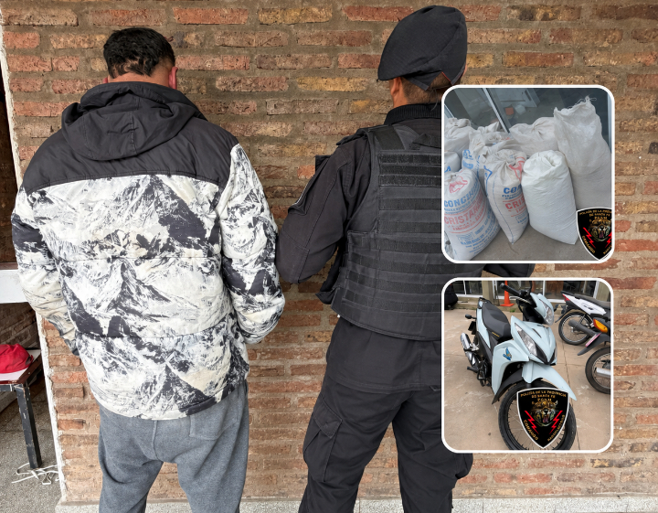 Atrapan a un sujeto con 11 bolsas de maíz sustraídas del tren de cargas