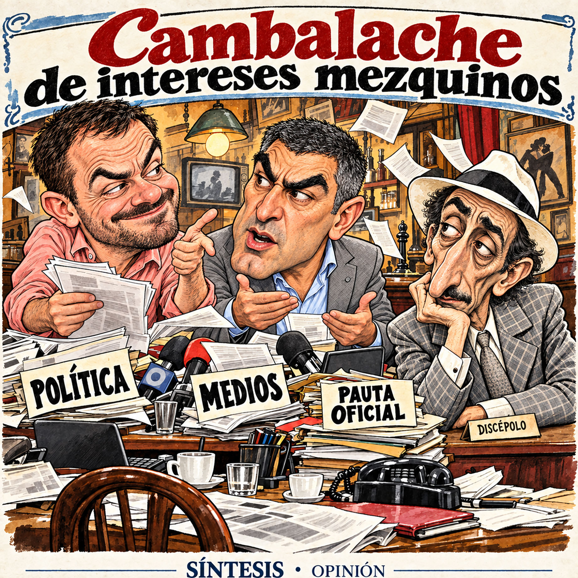 Cambalache de intereses mezquinos