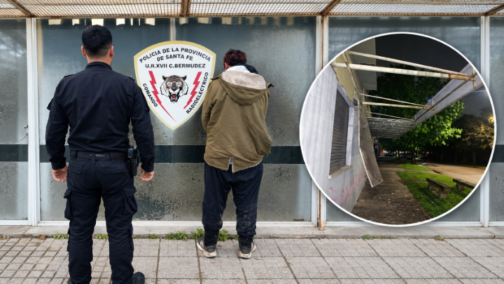 Aprehendieron a un hombre por robar chapas de aluminio en Capitán Bermúdez