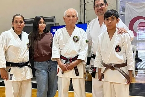 Eihachi Ota brindó ocho seminarios de karate en Puerto General San Martín