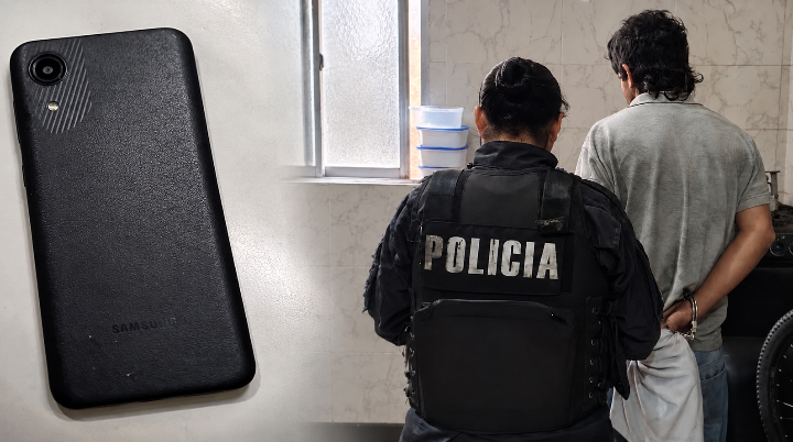 Cámaras del 911 y acción policial en San Lorenzo: robó un celular de una rotisería, se escondió en su casa y terminó detenido