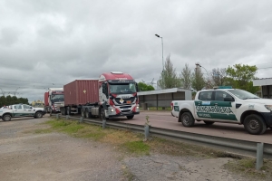 Gendarmería custodió el traslado de uranio de Buenos Aires a Córdoba